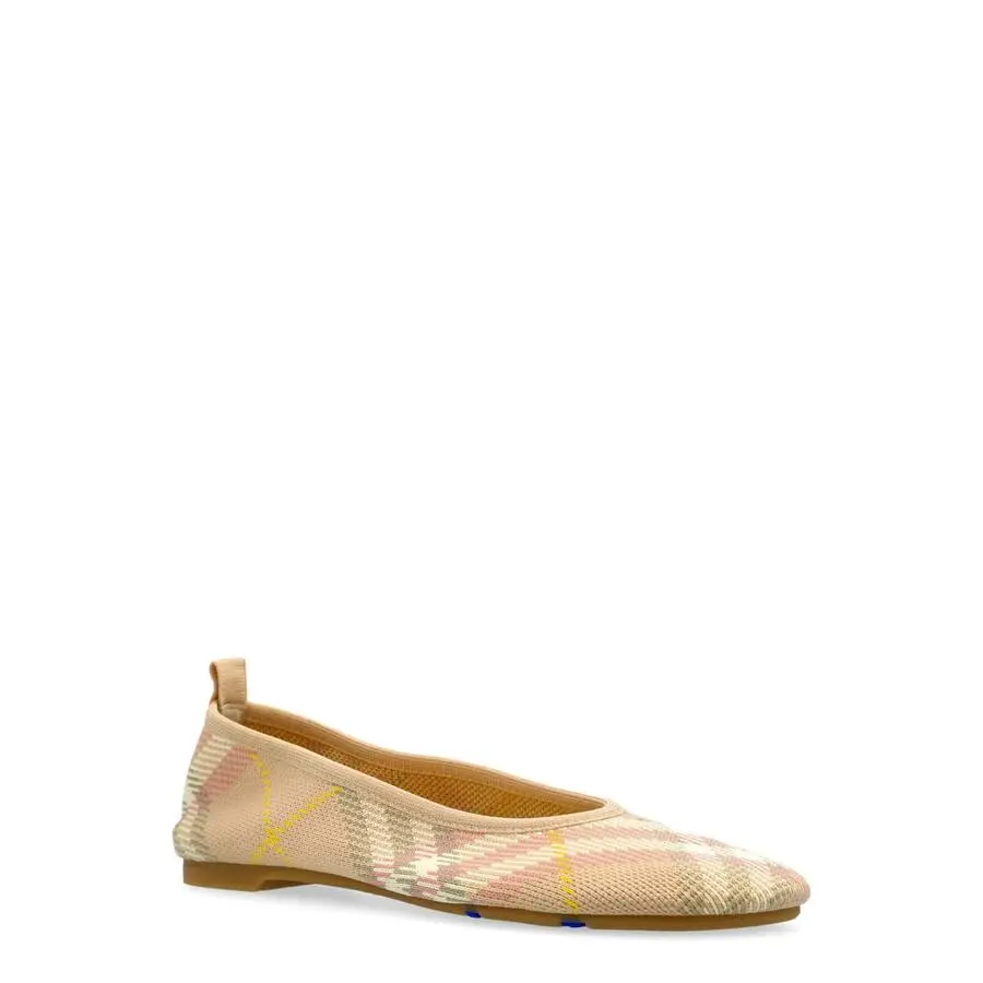 Burberry Check Jacquard Ballet Flats