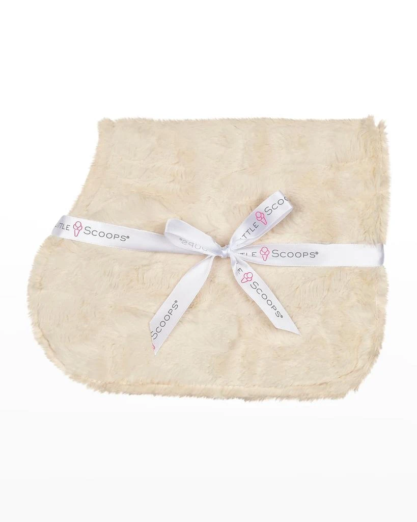 Little Scoops Kid
s Solid Plush Burp Cloth 3