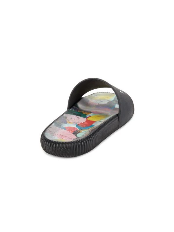 Lanvin Logo Fluted Pool Slides 3