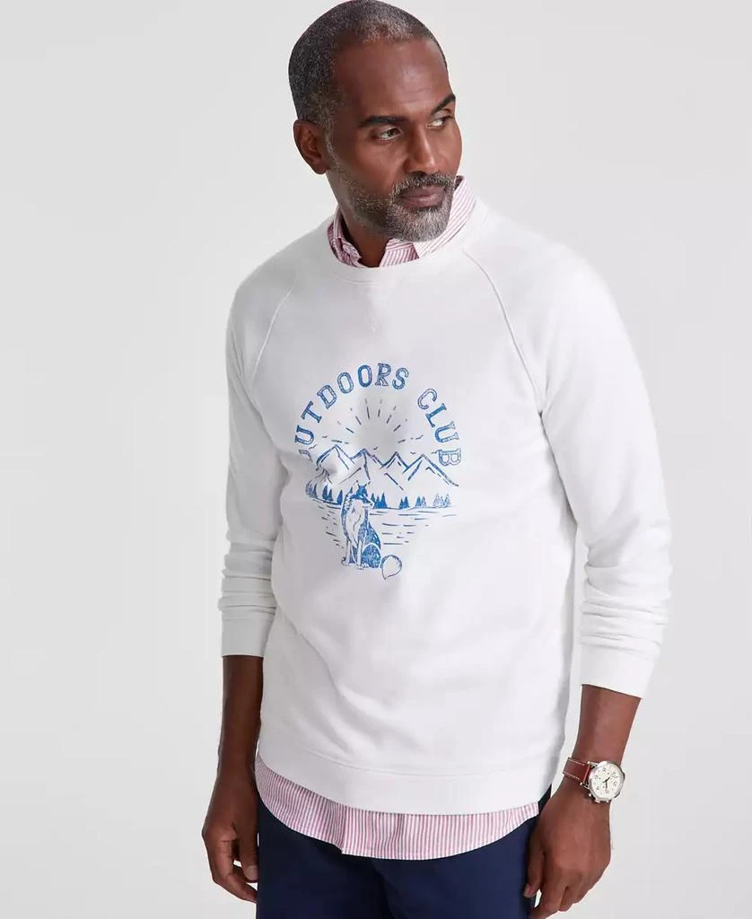 Club Room Men's Outdoors Club Regular-Fit Printed Sweatshirt, Created for Macy's 4