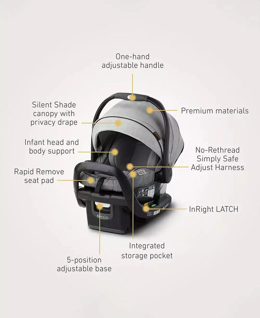 Graco Premier SnugRide SnugFit XT Infant Car Seat 2