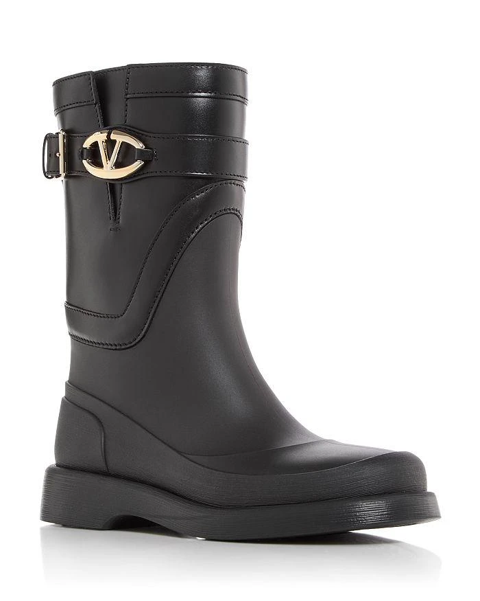 Valentino Women's Buckle Rain Boots 1
