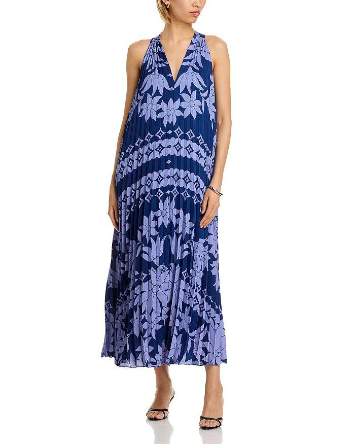 UNGARO Hallie Pleated Dress 1