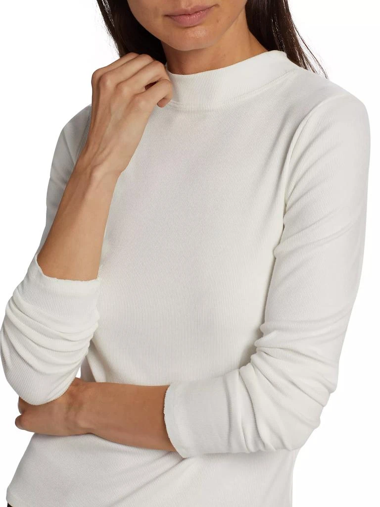 Askk NY Ribbed Mock Turtleneck Top 6