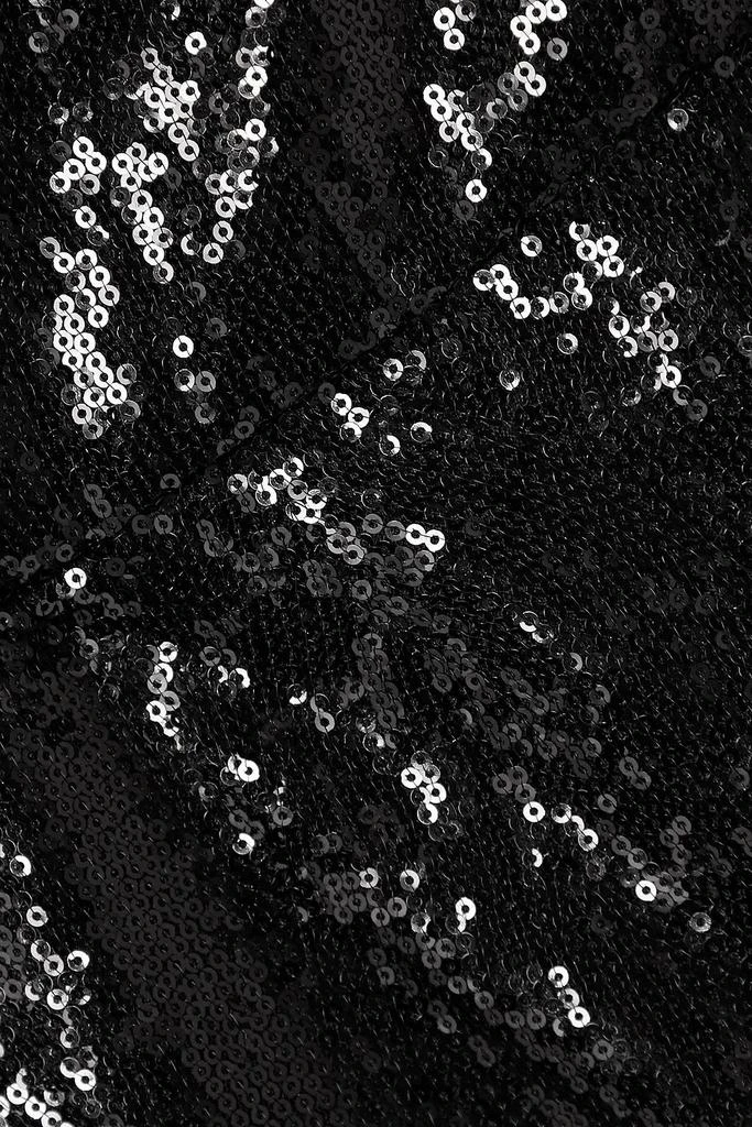 Dundas Open-back sequined chiffon mini dress 4