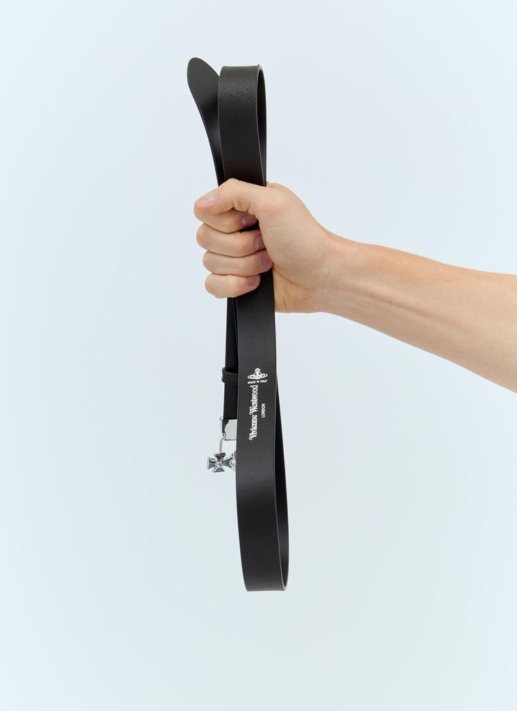 Vivienne Westwood Orb Buckle Leather Belt