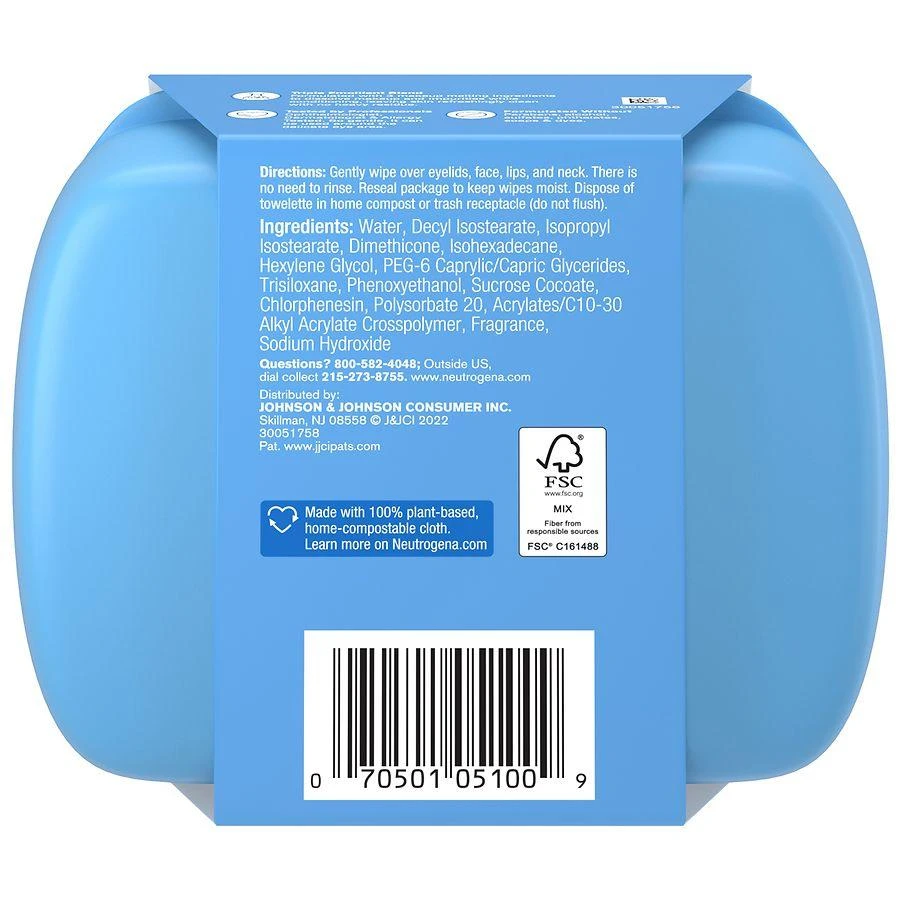 Neutrogena Makeup Remover Wipes & Facial Cleansing Towelettes 4