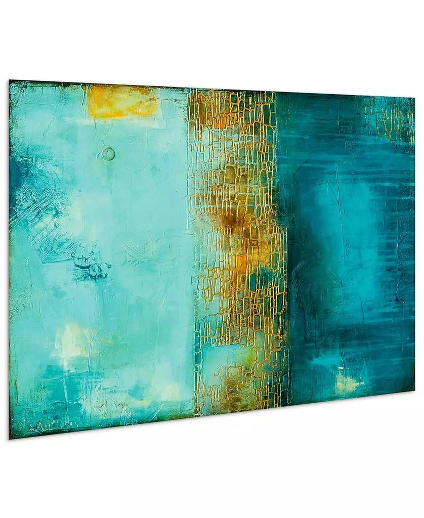 Empire Art Direct 
Castle Court
 Frameless Free Floating Tempered Art Glass Wall Art - 48" x 32

 4