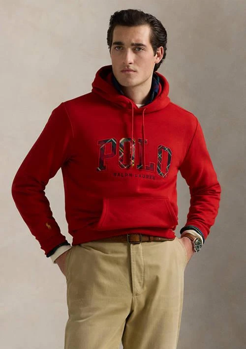 Ralph Lauren Ralph Lauren The Rl Fleece Plaid Logo Hoodie 1