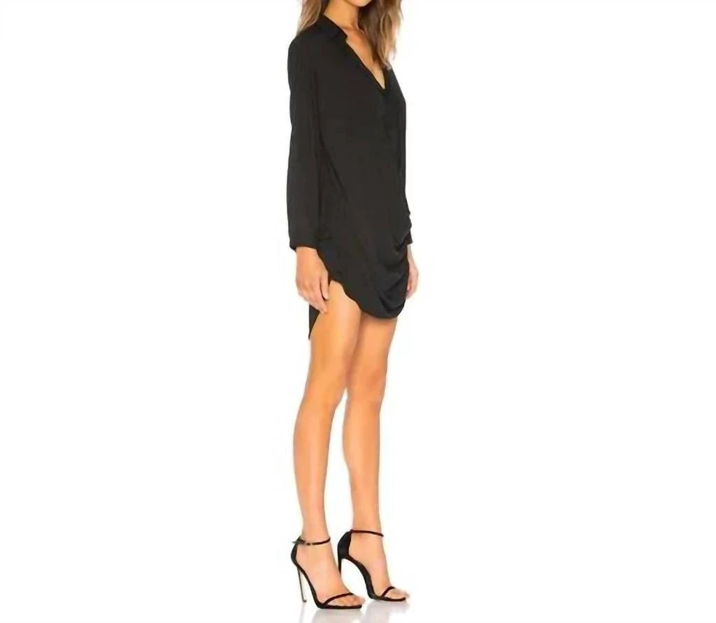 krisa Krisa - Drape Front Mini Dress 2
