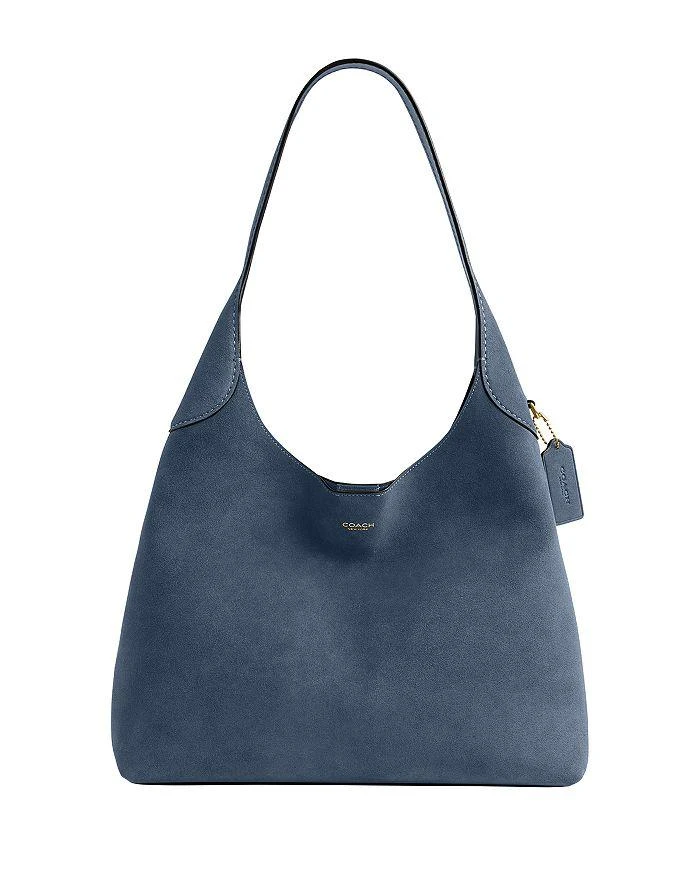 Coach Brooklyn 34 Suede Shoulder Bag