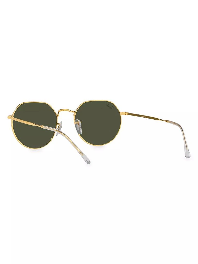 Ray-Ban RB3565 Jack 53MM Round Sunglasses 4