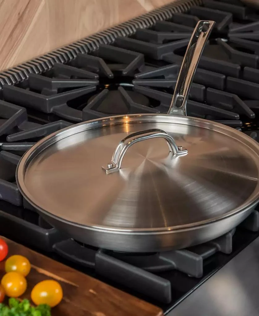 VIKING Professional 5-Ply Stainless Steel Covered Non-Stick 12" Fry Pan 3