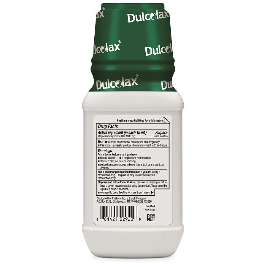 Dulcolax Liquid Saline Laxative Mint 4