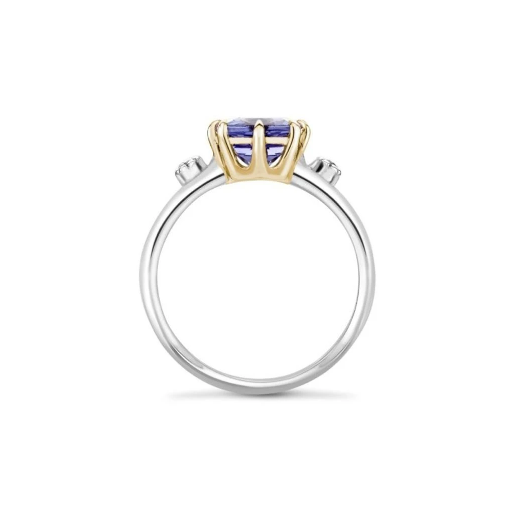Dinny Hall Iris 14k tanzanite & created diamond ring 2
