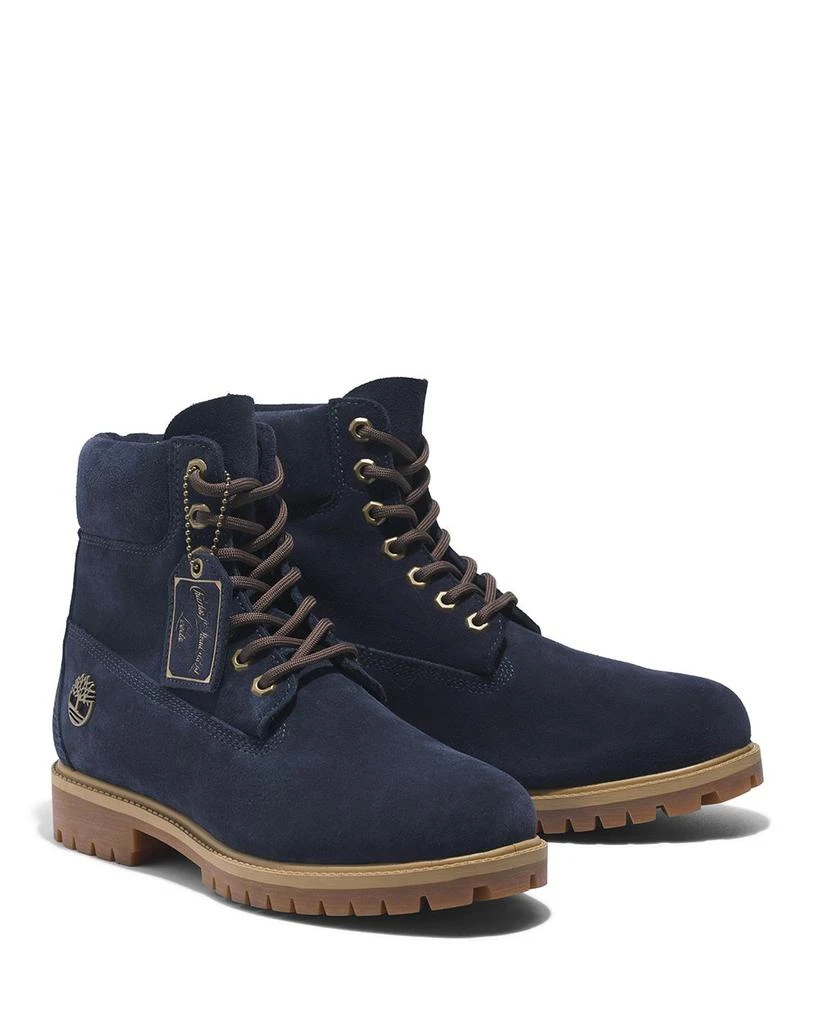 Timberland Men's C.F. Stead Indigo Suede Heritage 6" Boots 4