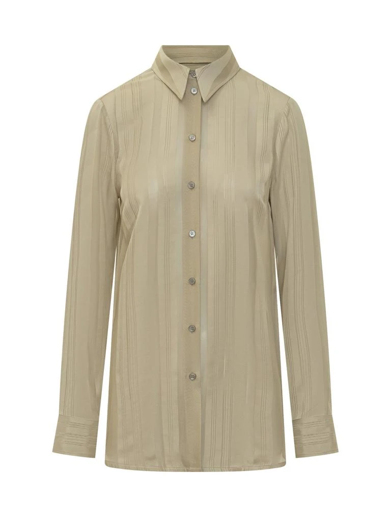 Stella McCartney Stella McCartney Striped Sheer Panelled Shirt 1