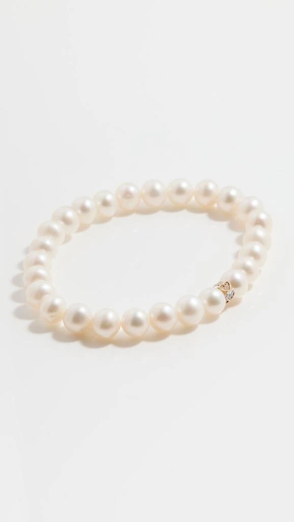 Sydney Evan 14k 6mm Eternity Heart Rondelle Bracelet 1