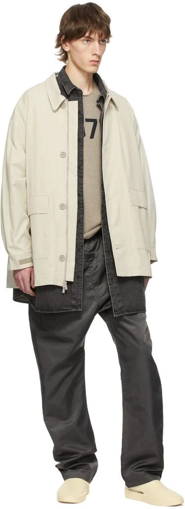 Essentials Beige Cotton Jacket 4