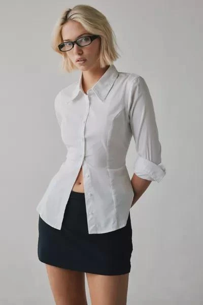 Urban Outfitters UO Leilani Slim Button Up Shirt 4