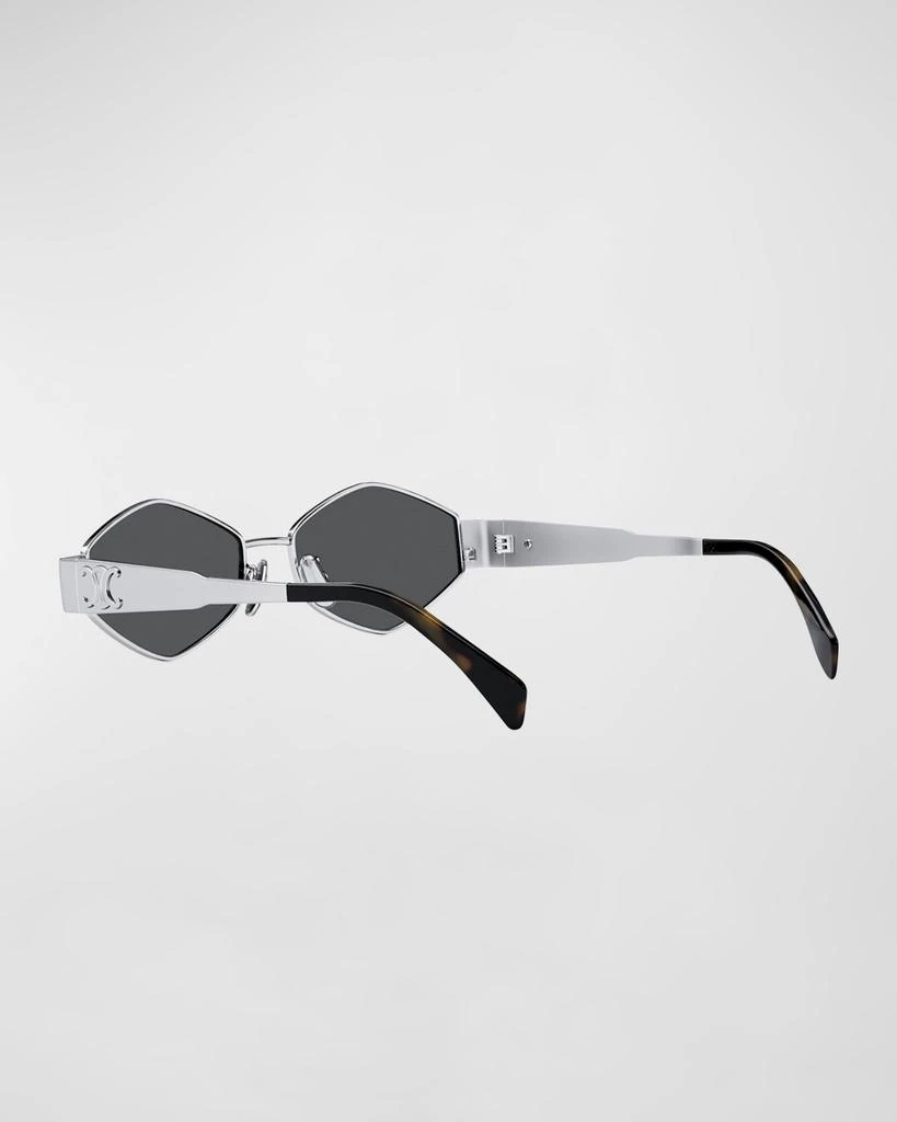 Celine Triomphe Round Metal & Acetate Sunglasses 2