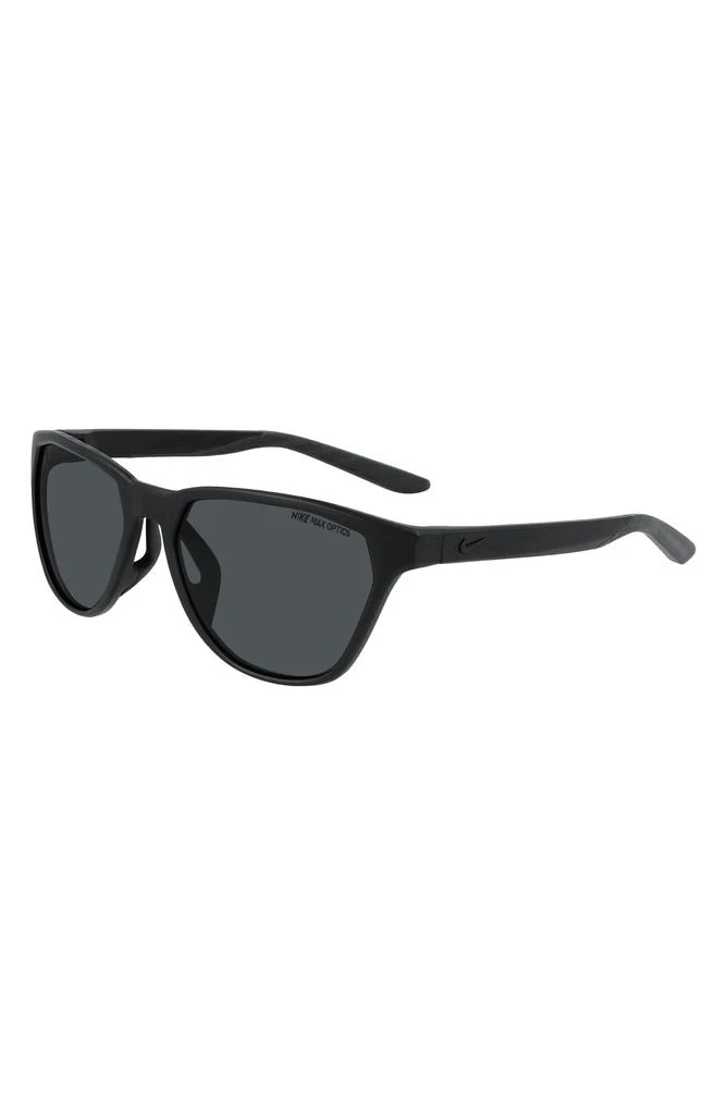 NIKE MAVERICK RISE BLACK GREY AUTHENTIC SUNGLASSES Nike NIKE MAVERICK RISE P DQ0868 Sunglasses Matte Black  main image 2