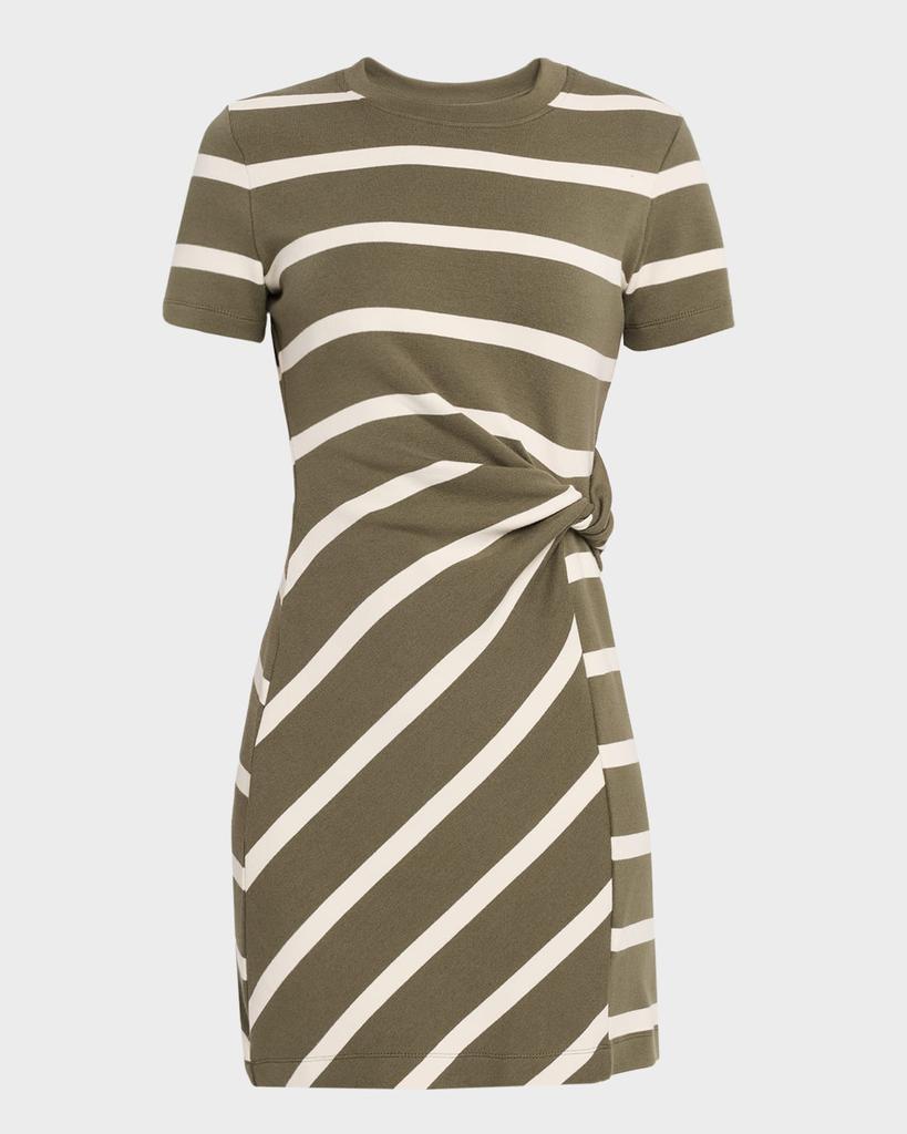 Tanya Taylor Cody Stripe Short-Sleeve T-Shirt Dress