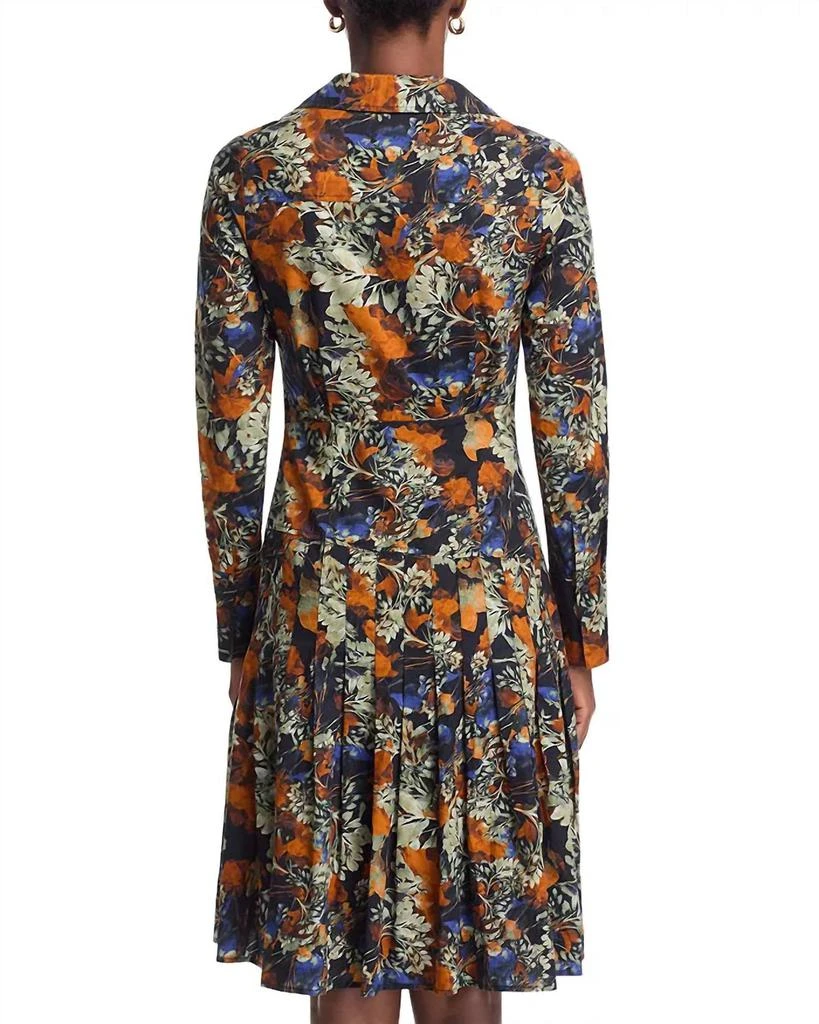 Derek Lam Derek Lam 10 Crosby - Laney Long Sleeve Pleated Dress 2