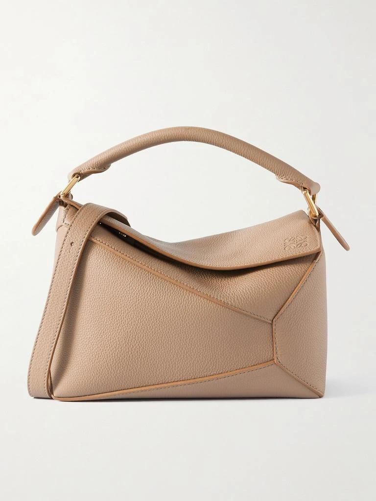 Loewe Puzzle Edge 纹理皮革小号单肩包 1