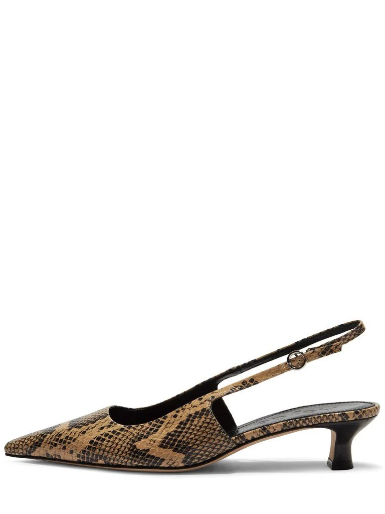 AEYDE 35mm Catrina Snake Print Slingbacks 1