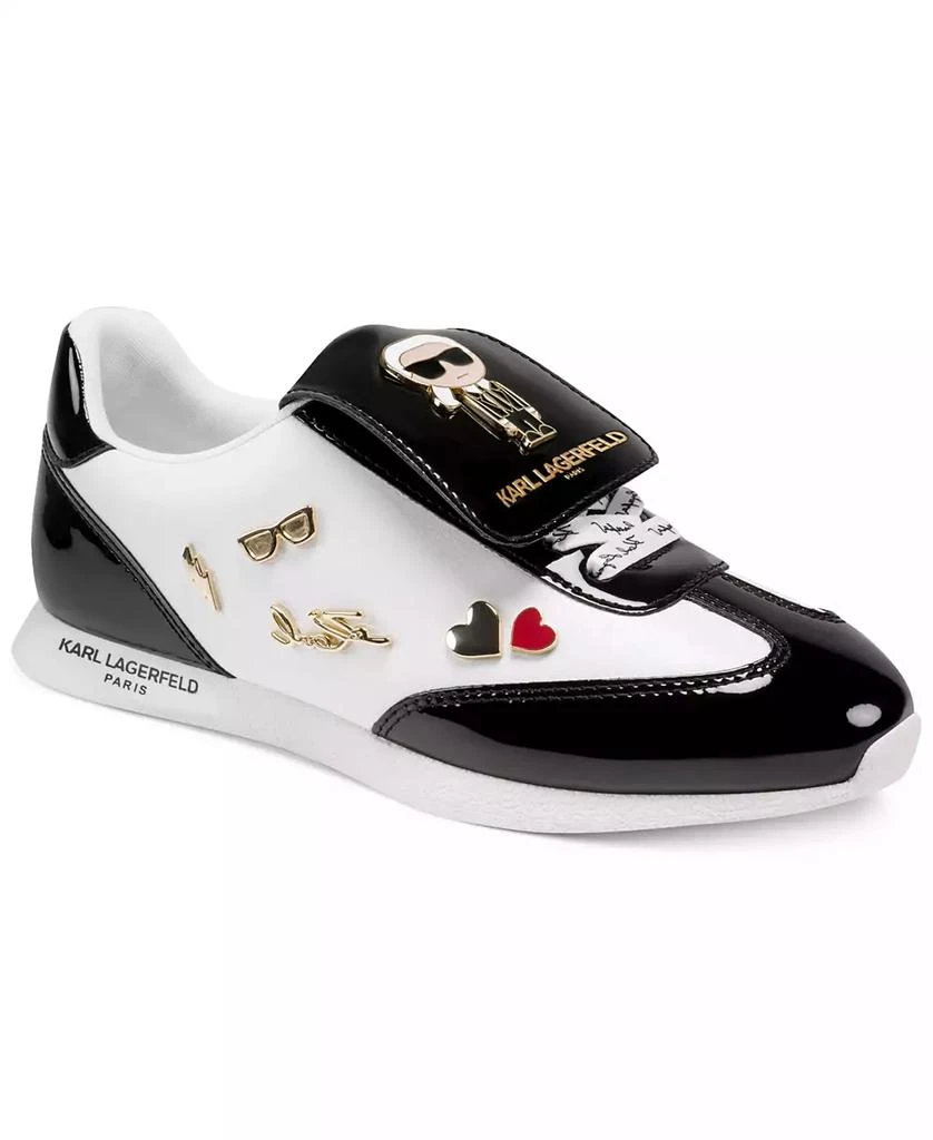 Karl Lagerfeld Paris Women
s Minia Pins Lace-Up Sneakers