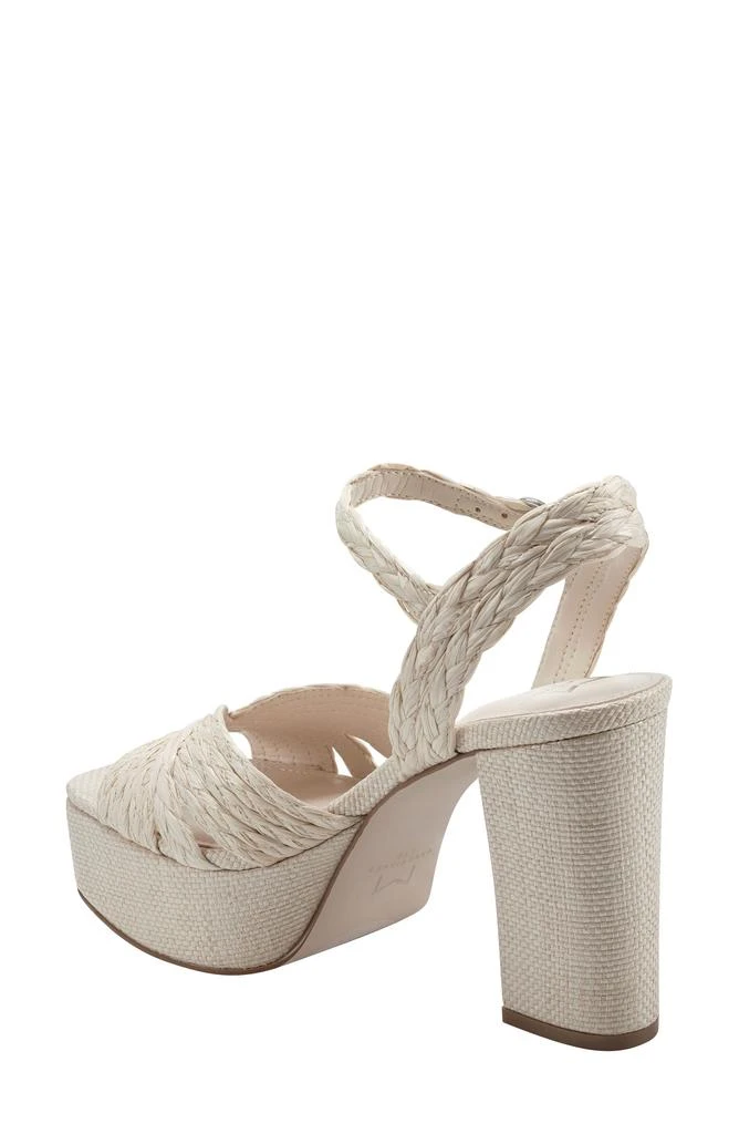 Marc Fisher Chela Platform Raffia Sandal 2