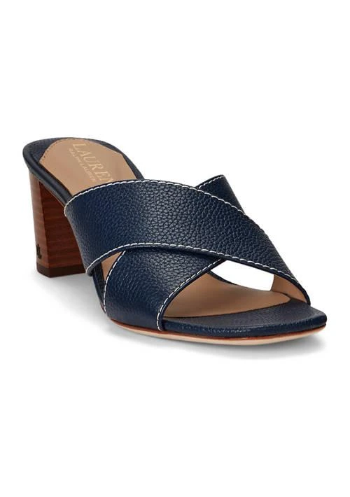Ralph Lauren Ralph Lauren Freddi Tumbled Leather Sandals 1