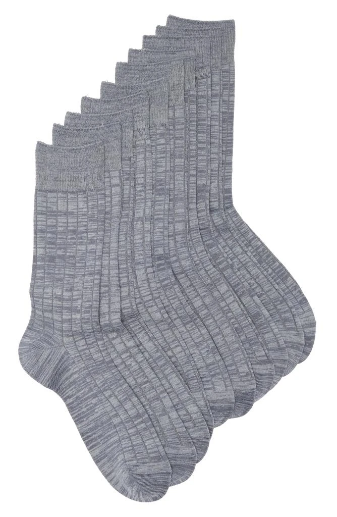 Nordstrom Ultrasoft 5-Pack Ribbed Dress Socks 1