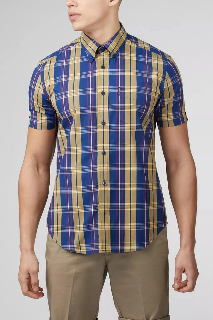 Ben Sherman Ben Sherman Irregular Check Short Sleeve Shirt 3