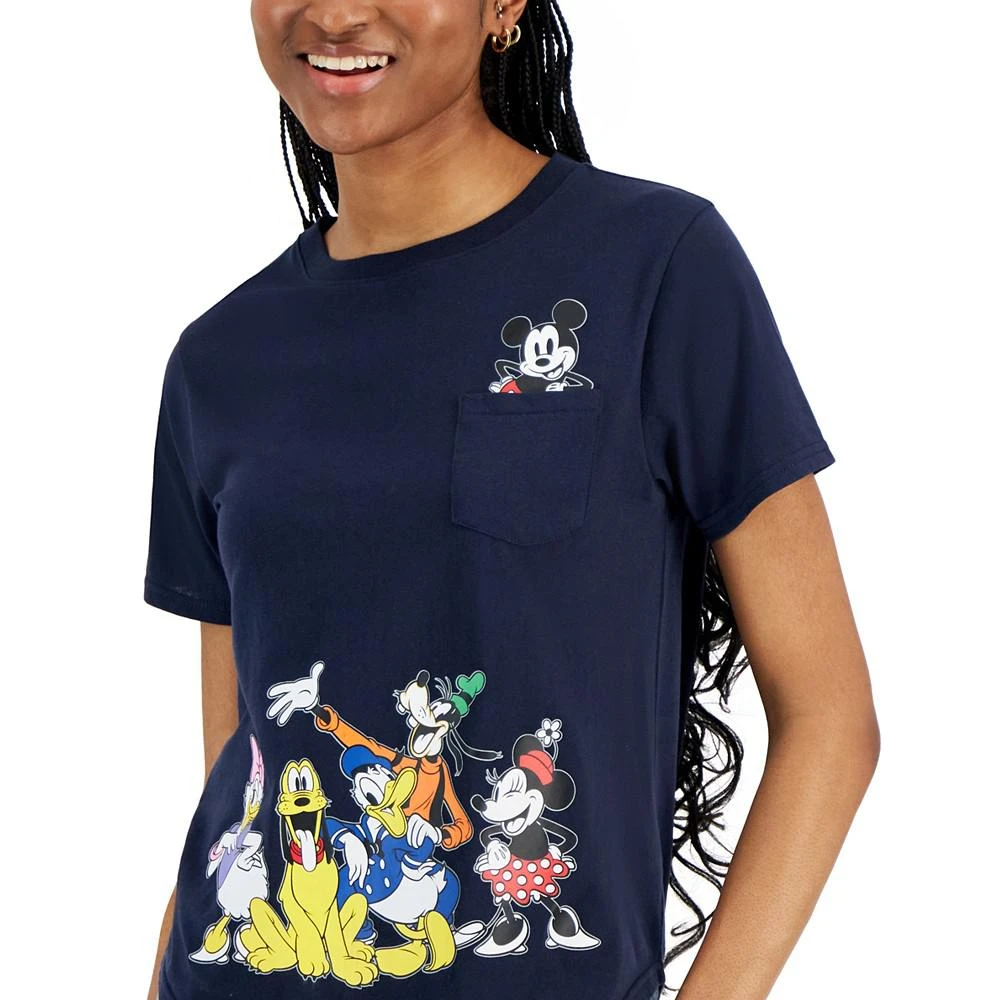 Disney Juniors' Mickey Mouse Crewneck Pocket Tee 3