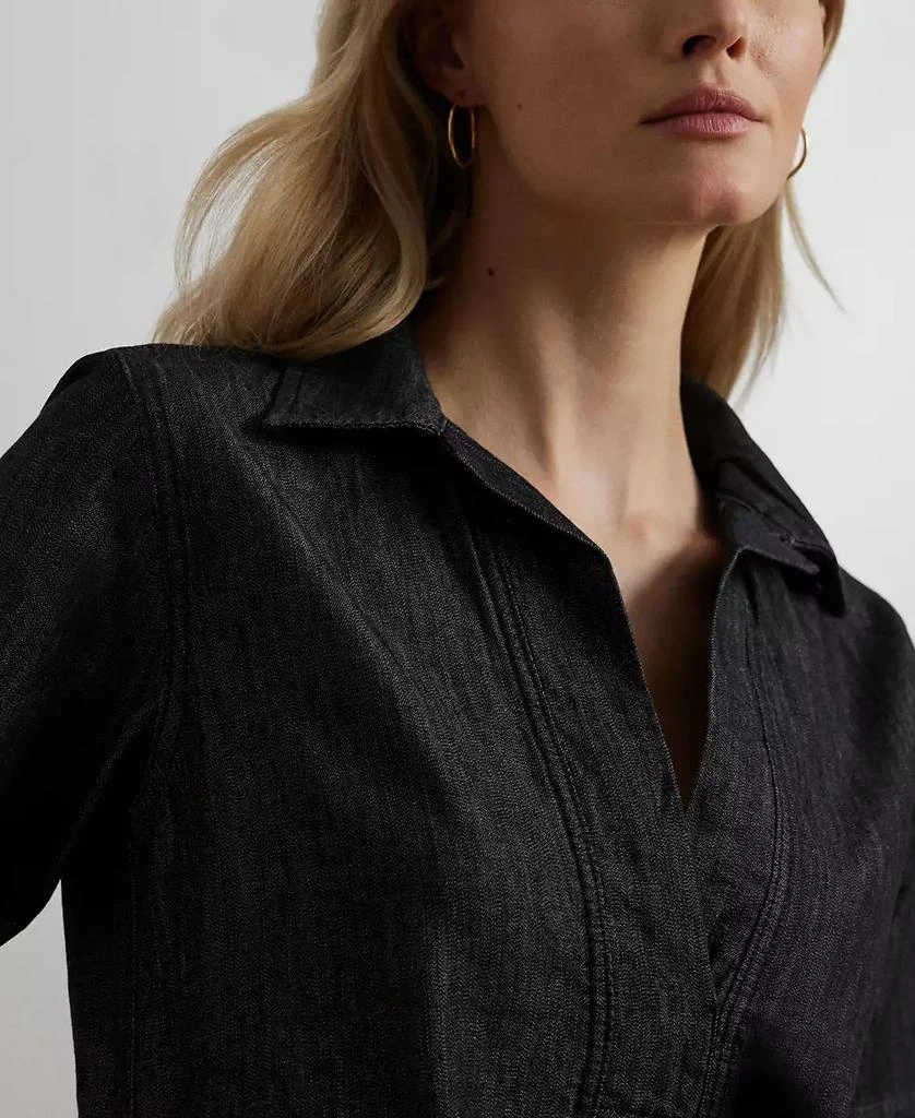 Ralph Lauren Denim Cotton Shift Dress 4
