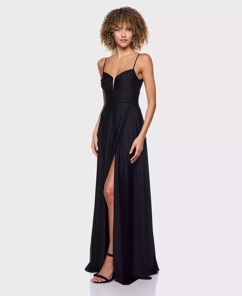 2 piece black dress long Bateau Neck Two Piece Black Long Sleeves Prom Dress PG319 US8 / Custom Color