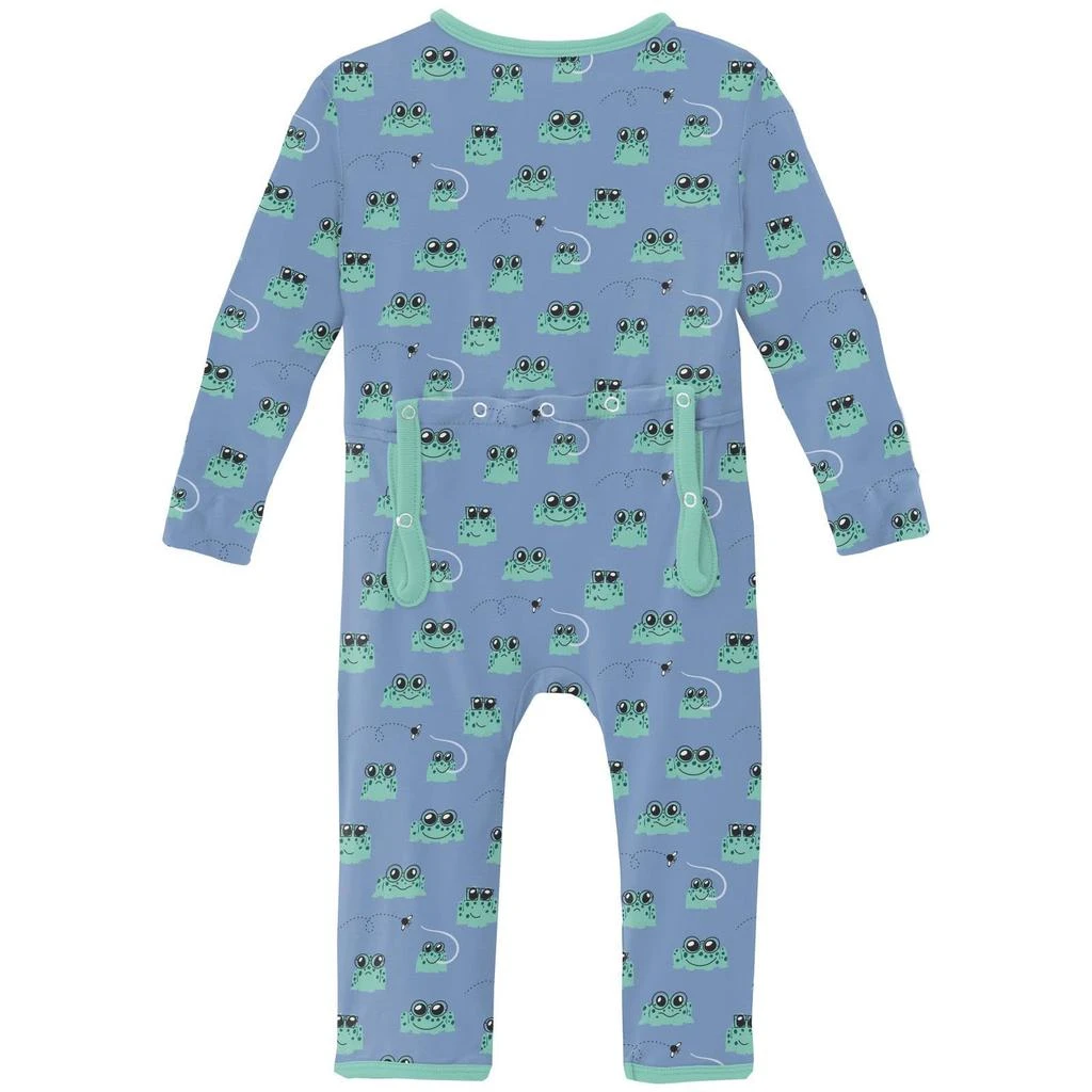 KicKee Pants Print Coverall with Two-Way Zipper (Infant) 2