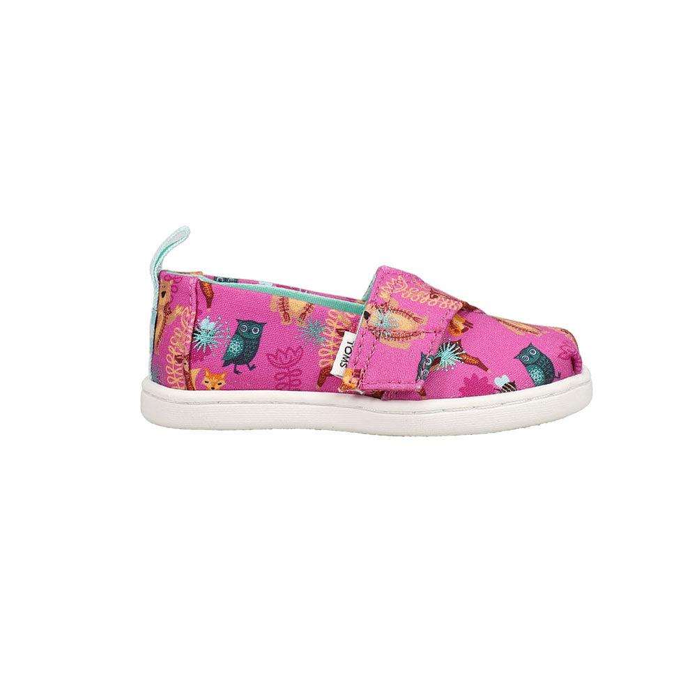 TOMS Alpargata Graphic Slip On Flats (Infant-Little Kid)