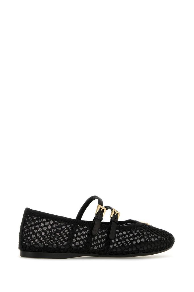 Prada Black mesh ballerinas