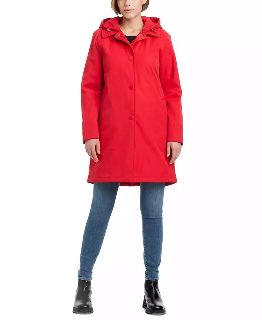 Kate Spade Women's Hooded A-Line Raincoat 1
