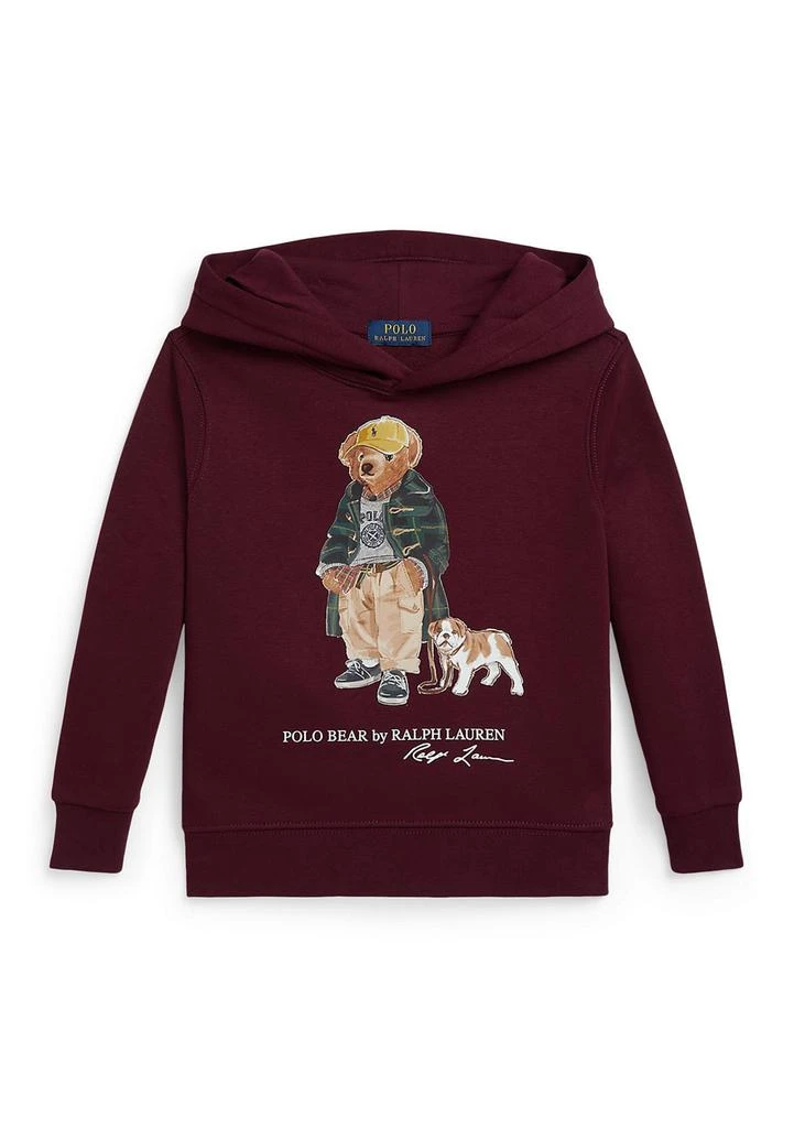 Ralph Lauren Boys 2-7 Polo Bear Fleece Hoodie