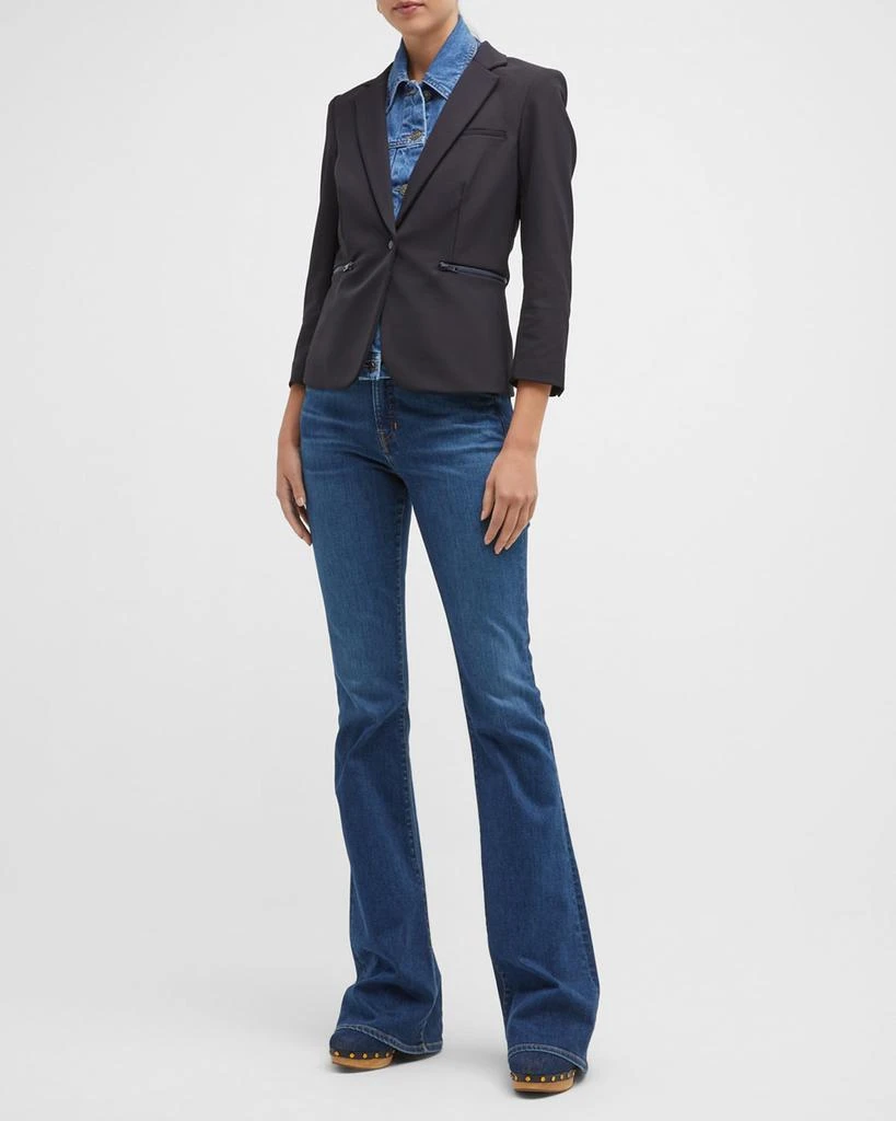 VERONICA BEARD Scuba Schoolboy Blazer Jacket 2