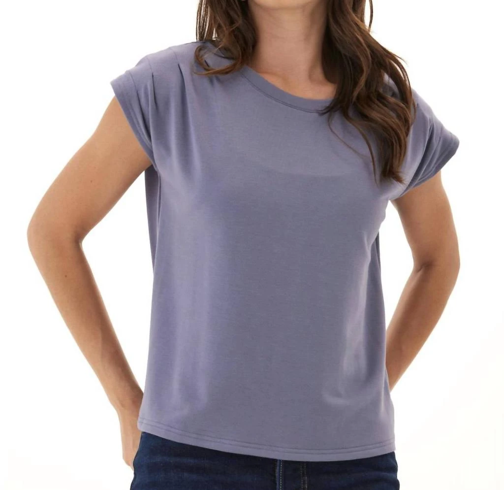 Threads for Thought Threads 4 Thought - Luciana Modal Terry Pleated Tee 1