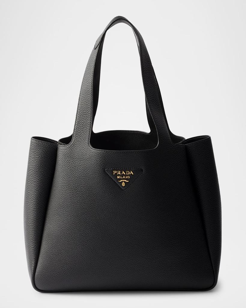 バッグ PRADA Prada Logo Jacquard Black Canvas Satchel Crossbody - Walmart.com