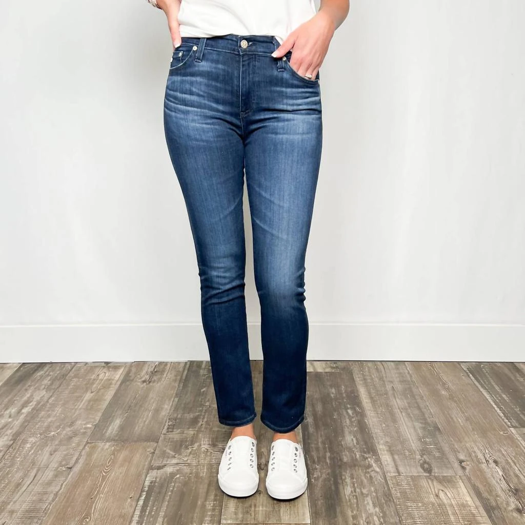 AG Jeans Ag Jeans - Mari Ag-ed™ Mid-rise Slim Straight Leg Denim 6