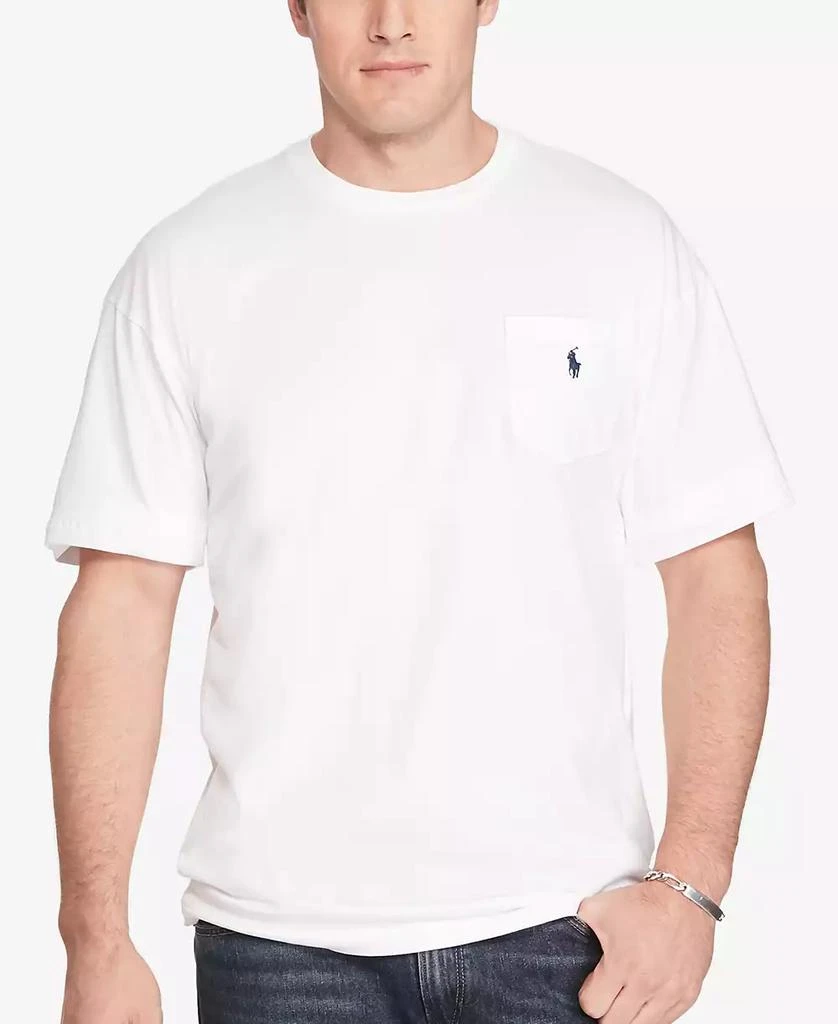 Ralph Lauren Men's Big & Tall Crew-Neck Pocket T-Shirt 1