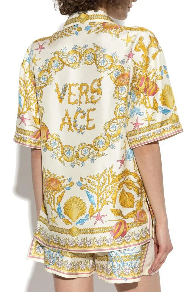 Versace Versace Pattern-Printed Short-Sleeved Shirt 3