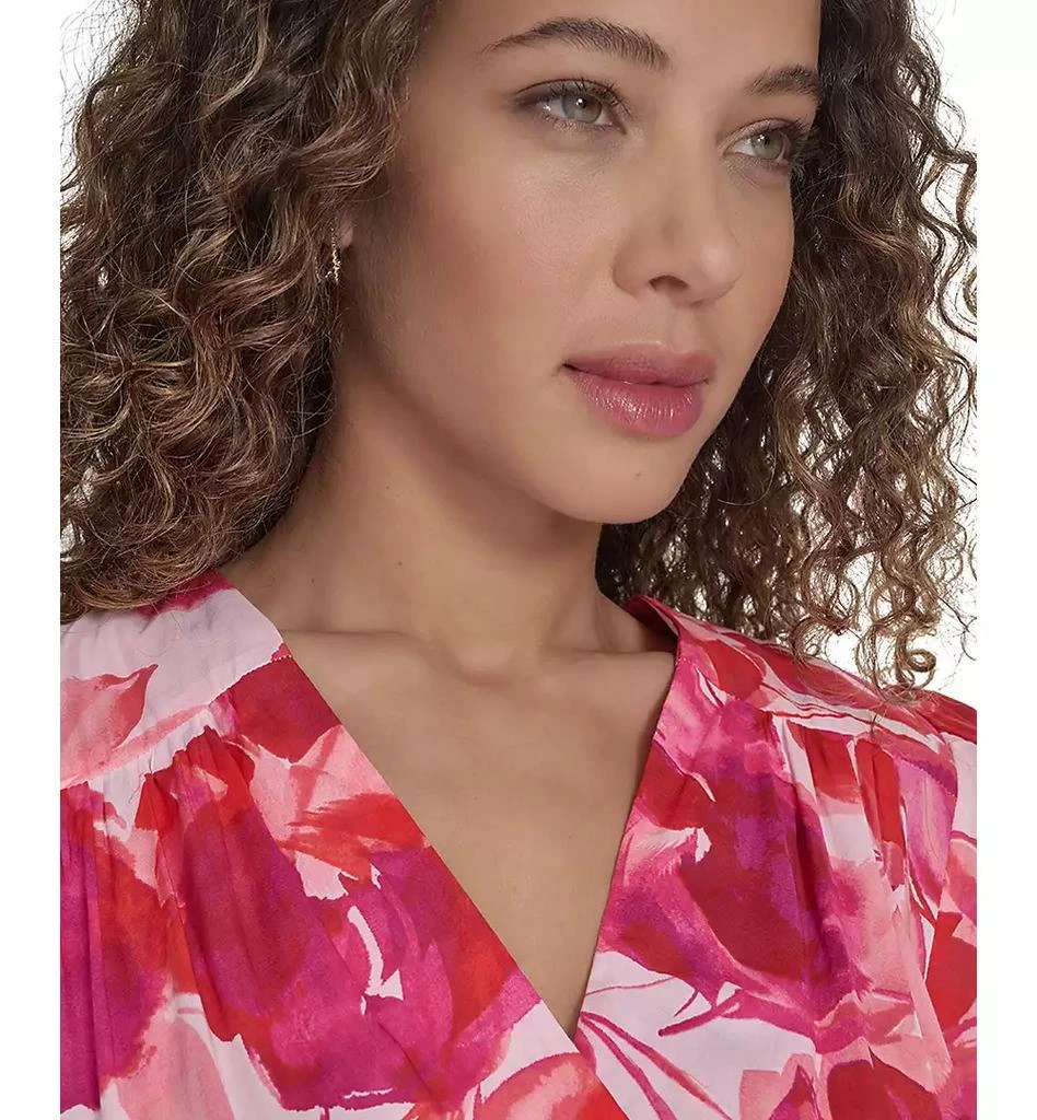Calvin Klein Women's Floral-Print Cotton Midi Dresses 4